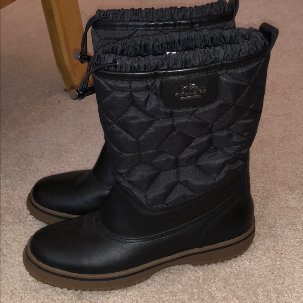 coach rain/snow boots